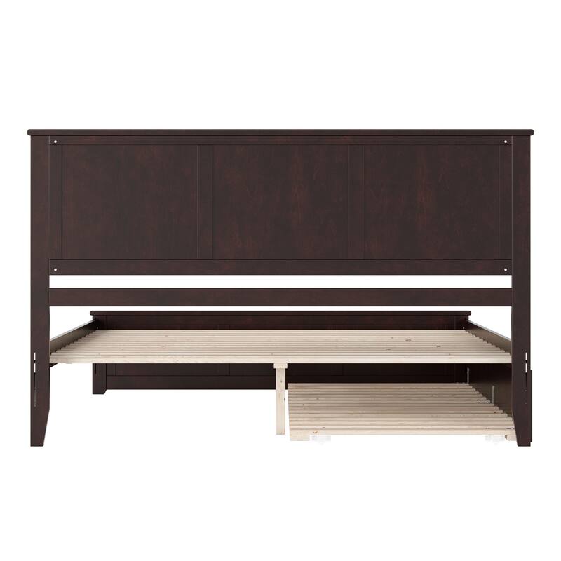 AFI Madison Platform Bed with Matching Footboard & Trundle