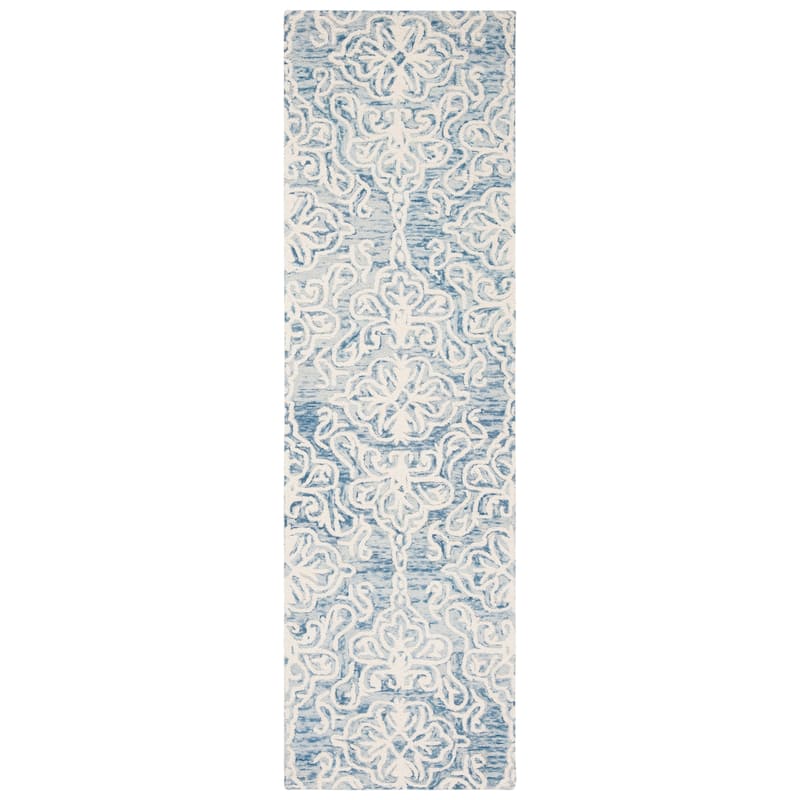 SAFAVIEH Handmade Blossom Mahalia Modern Floral Wool Rug