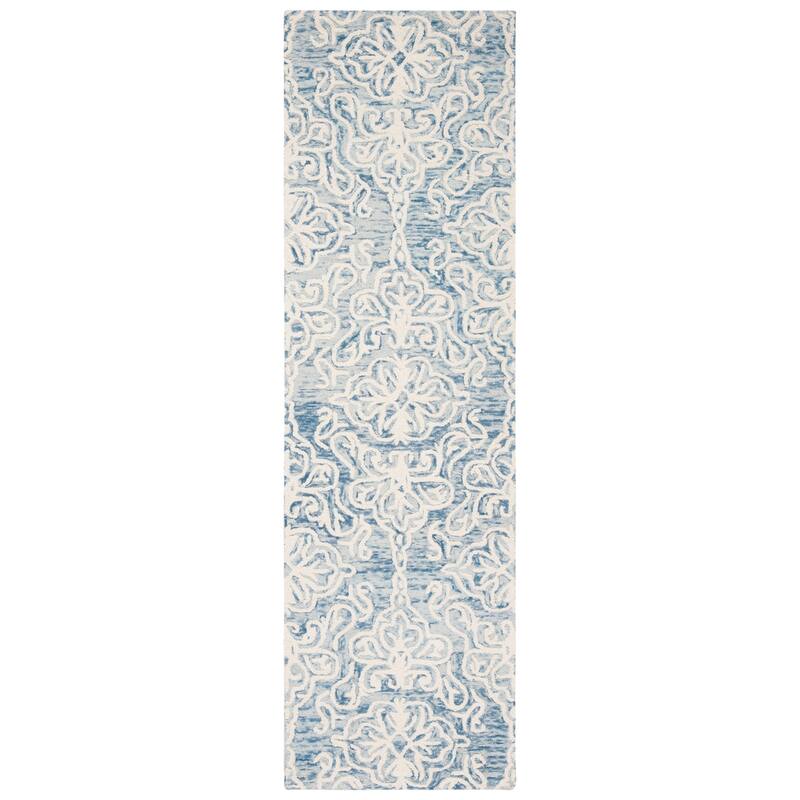 SAFAVIEH Handmade Blossom Mahalia Modern Floral Wool Rug