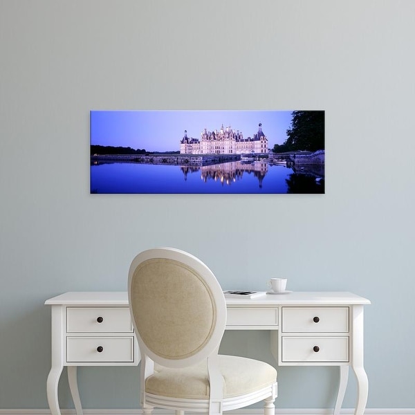 Easy Art Prints Panoramic Images's 'Chateau Royal De Chambord, Loire Valley, France' Premium Canvas Art