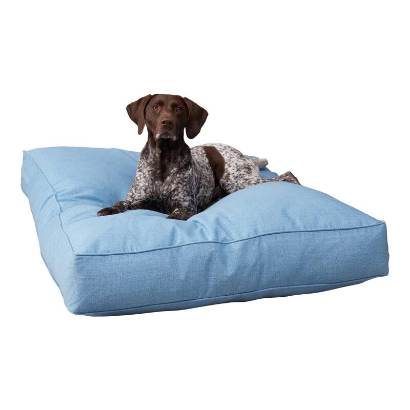 Happy Hounds Casey Rectangle Indoor/Outdoor Dog Bed - Large (48"x36") - Denim