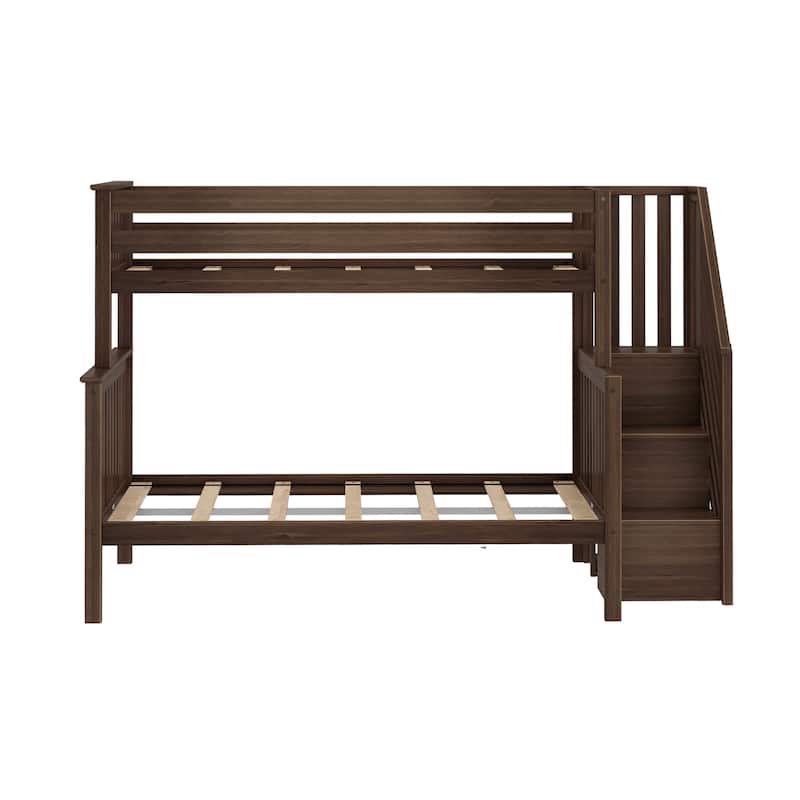 Max and Lily Twin over Full Staircase Bunk