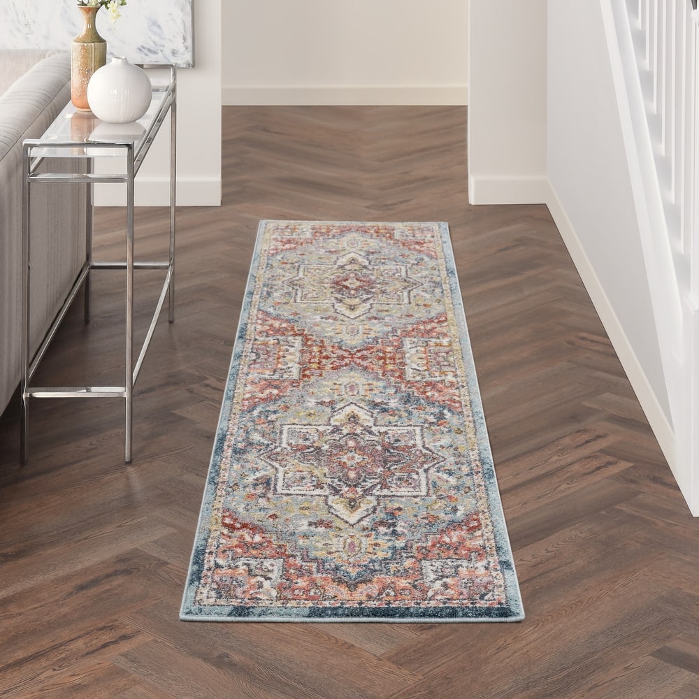 Nourison Soraya Modern Persian Medallion Area Rug