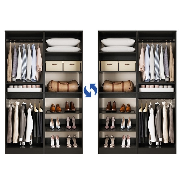 （セール）開催中 人気ブランドも続々プライス Closet Freestanding 2 of Set Cimly System Racks Shoe with テープ・マスキングテープ