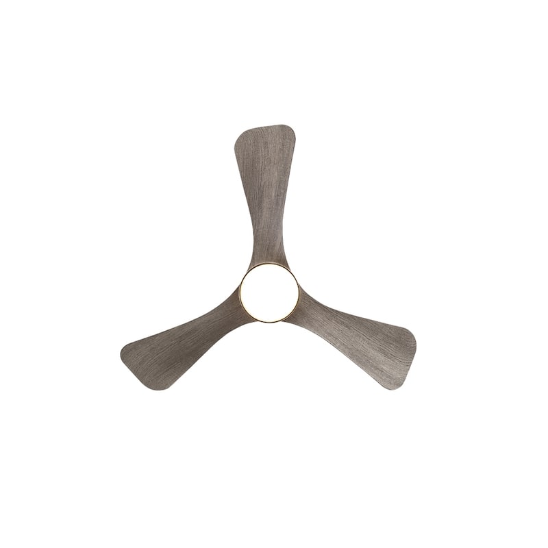 MLiAN 42 inch 3 ABS Blades Smart LED Ceiling Fan with Remote... - 42"