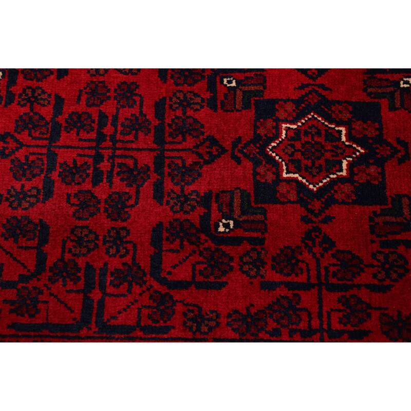 ECARPETGALLERY Hand-knotted Finest Khal Mohammadi Red Wool Rug - 5'9 x 7'10