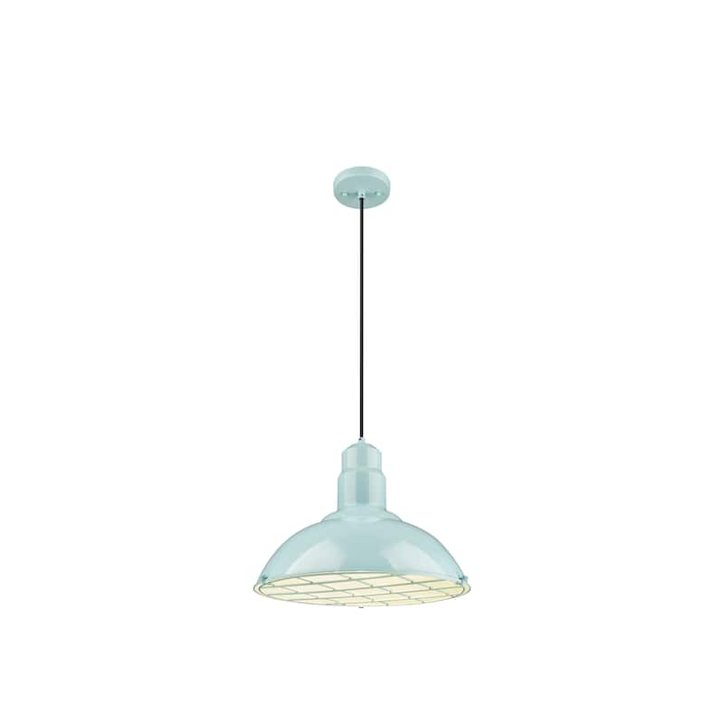 Innovations Lighting Langston - 1 Light 16" Cord Hung Pendant - Seafoam