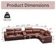 preview thumbnail 12 of 16, Power Recliner 6-Piece Sectional Sofa with Storage Console