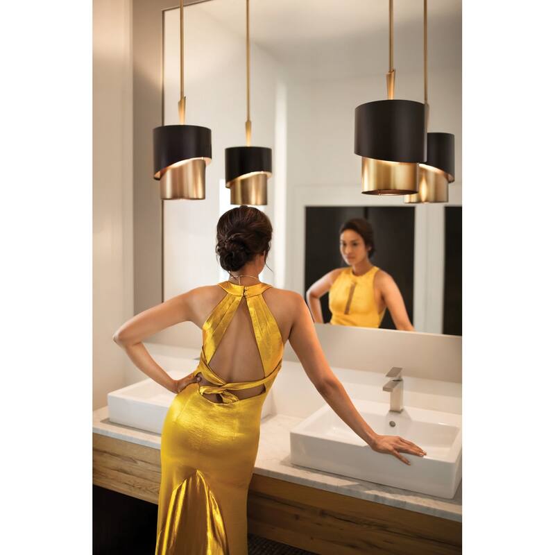Fredrick Ramond Gigi Single Light 10" Wide Mini Pendant