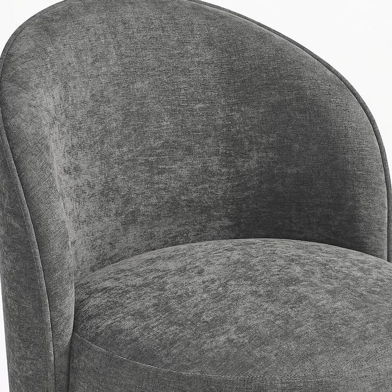 23" W Upholstered Swivel Side Chair for Dining Room, Balcony, Parlour