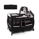 preview thumbnail 12 of 34, 4 in 1 Portable Pack and Play Baby Nursery Center with Bassinet - 41" x 28.5" x 31.5"