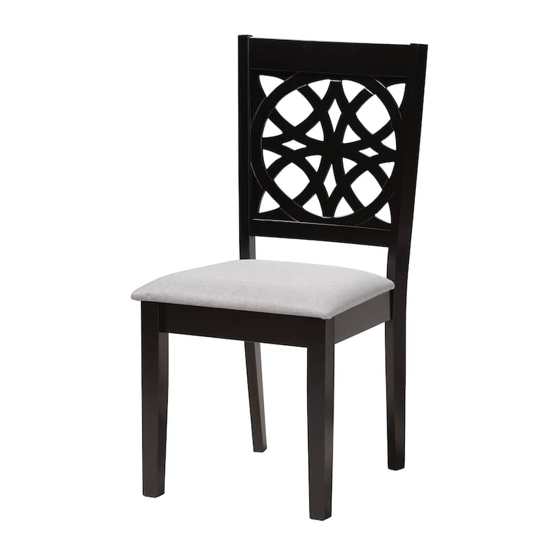 Abigail Modern styled Fabric and Wood Dining Set