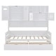 preview thumbnail 9 of 17, Modern Twin Size Kids Bed Daybed, All-in-One Cabinet Bed with 2 Drawers,White