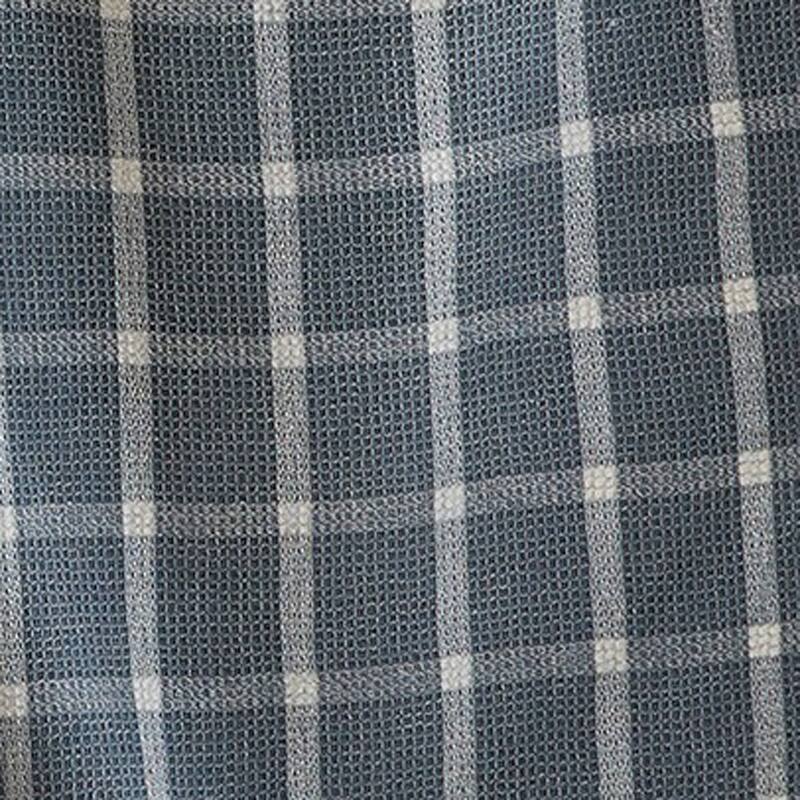 26"L x 18"W Mae Set Of 3 Slate Cotton Waffle Weave Dishtowel Kitchen Towel Blue Machine Washasble