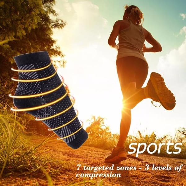 Plantar Fasciitis Relief and Tired Feet Double Extra-Large Swelling Relief Anti-Fatigue Compression Sock for Improved Circulation Boosts Circulation /& Reduces Inflammation