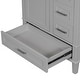 preview thumbnail 18 of 30, GDFStudio - Iris Modern 30" Bathroom Vanity with Ceramic Sink, Soft-Close Door & 3 Drawers