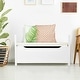 preview thumbnail 8 of 10, Costway Shoe Bench Storage Rack Cushion Seat Ottoman Bedroom Hallway - 34.3'‘ x 15.2'' x 19.3''