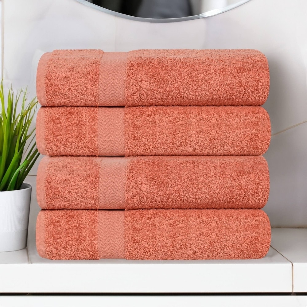 Superior Franklin Cotton Lightweight Bath Towel Set of 4