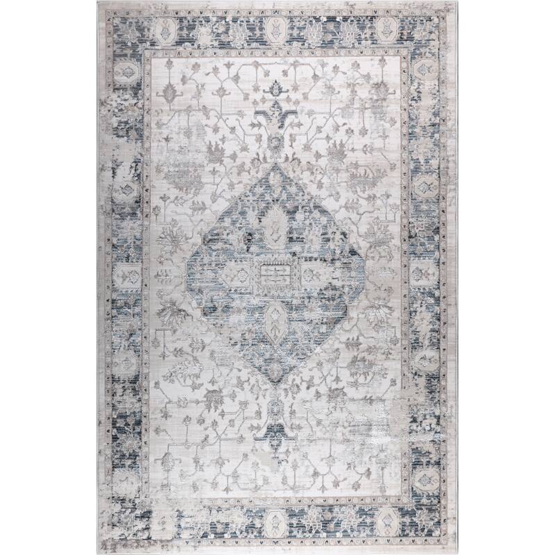 Viana Collection Modern Abstract Area Rug - 5'2x 7'5