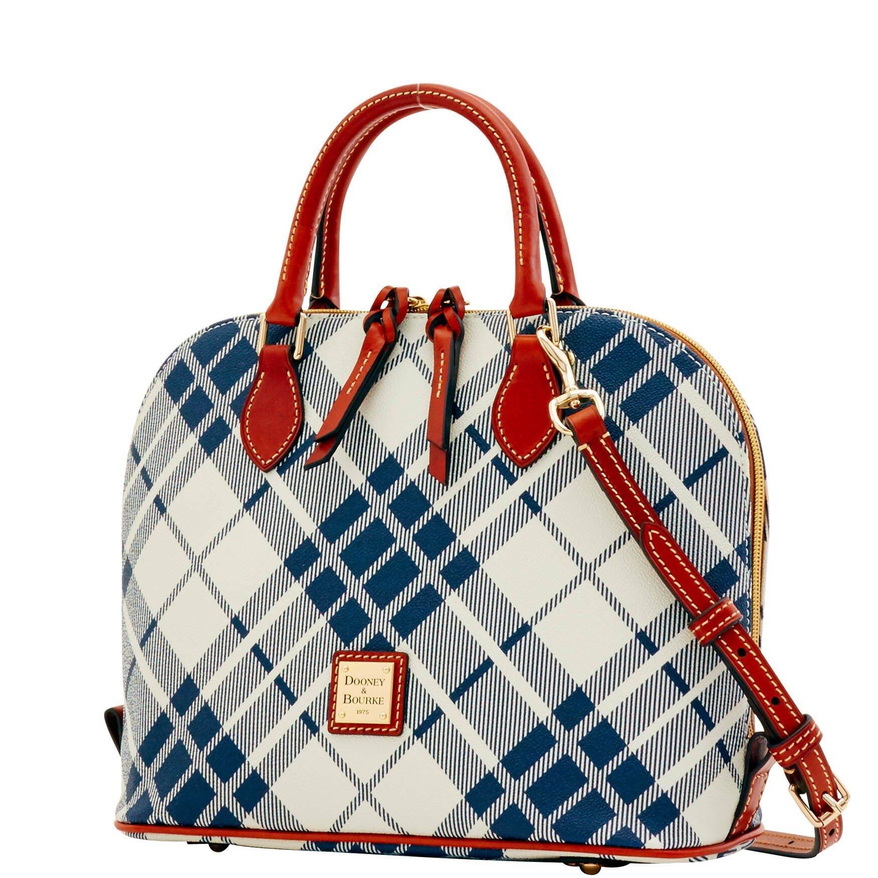dooney and bourke plaid tote
