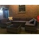 Siara 7-piece Modern Rattan Wicker Modular Sectional Patio Set by Havenside Home