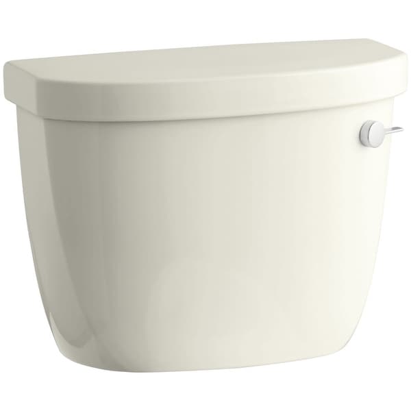 Kohler K-4421-RA Cimarron 1.28 GPF Toilet Tank Only with Right Hand Trip Lever and AquaPiston Technology