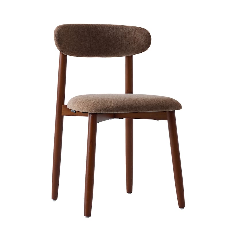 Modern Upholstered Linen Kitchen Dining Chair