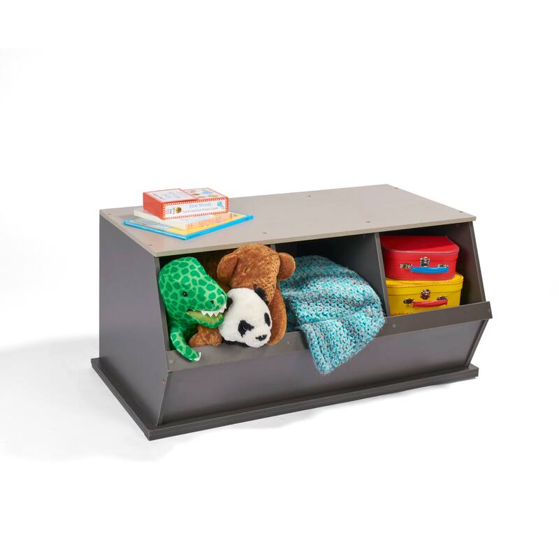 Taylor & Olive Lantana Three Bin Stackable Storage Cubby