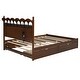 preview thumbnail 9 of 46, Queen Storage Platform Bed with Twin-XL Trundle & USB Ports