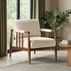 preview thumbnail 1 of 22, HULALA HOME Avidite Farmhouse Solid Wood Arm Chair with Full Assembly Beige