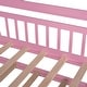 preview thumbnail 39 of 40, Wooden Twin Size House Bed with Trundle,Kids Bed with Shelf, Gray