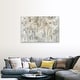 preview thumbnail 5 of 6, GreatBIGCanvas "Subtle Frosted Floral" Neutral Abstract Canvas Wall Art