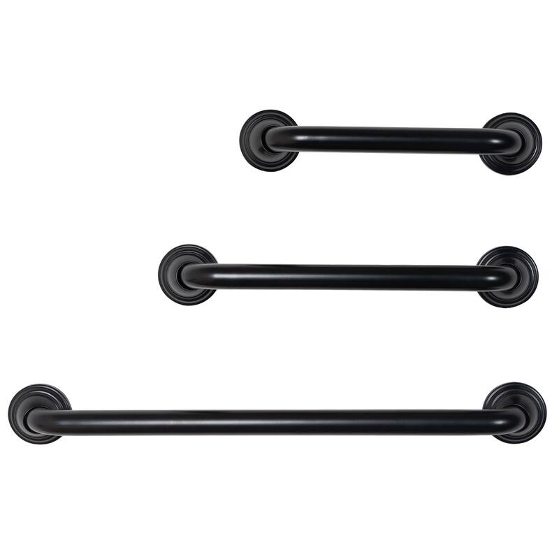 Decorative Shower Grab Bar - 24" Bathroom Grab Bars for Seniors, Non-Slip Bathroom & Household Handicap Safety Bar for Elderly