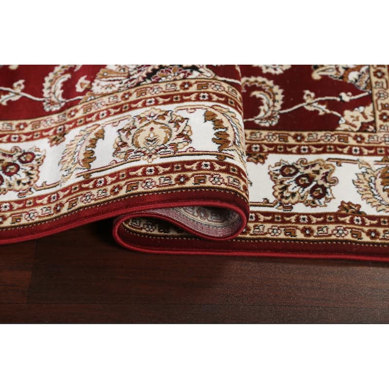 Traditional Floral Red Tabriz Turkish Area Rug Oriental Carpet