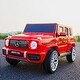 preview thumbnail 38 of 38, Licensed Mercedes-Benz G63 12V Ride-On Car for Kids, Remote Control, Music, Bluetooth, Double Doors, Spring Suspension