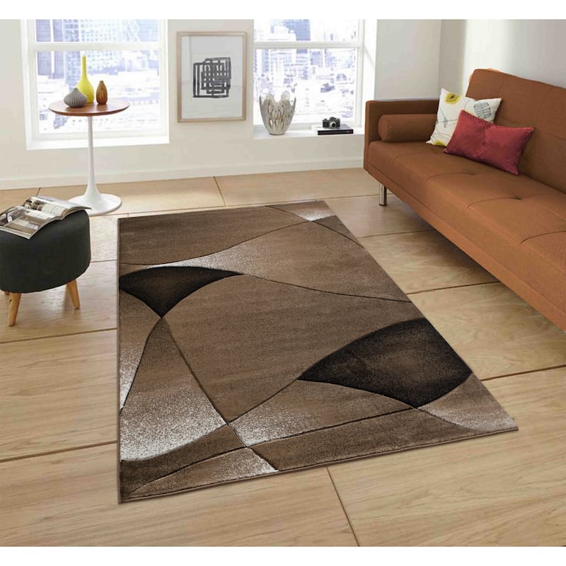 Orelsi Collection Abstract Area Rug