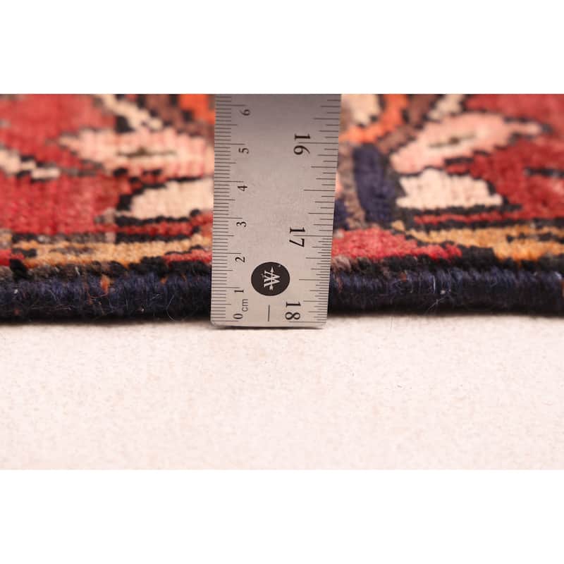 ECARPETGALLERY Hand-knotted Kayseri Vintage Dark Red Wool Rug - 6'3 x 9'9