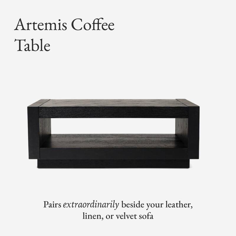 Maven Lane Artemis Contemporary Wooden Coffee Table