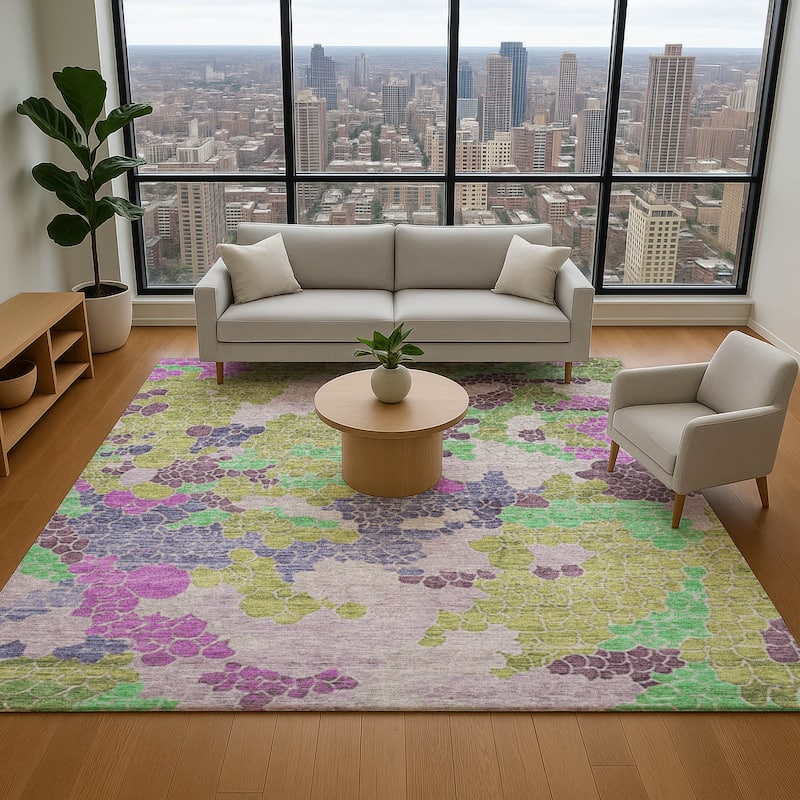 Premium Washable Super Soft Mayfield Rug - Fern - 8' x 10'