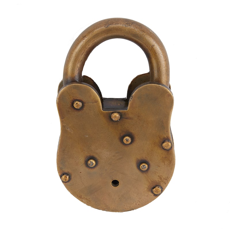 Brass Metal Eclectic Lock And Key