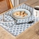 preview thumbnail 46 of 91, over&back Hand-Blocked 100% Cotton Placemats - Machine Washable - Set of 4