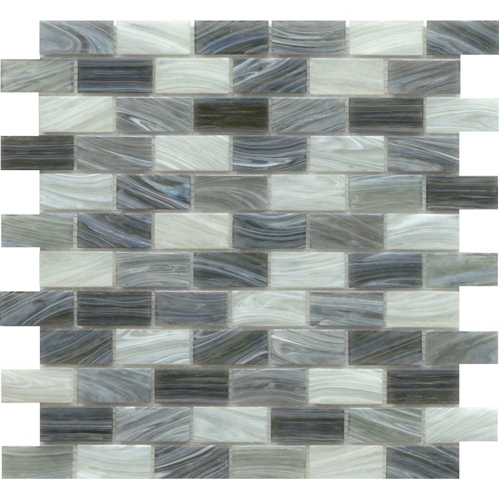 Emser Tile W87SWIR1212MOFP Swirl - 12" x 12" Rectangle Brick Wall Tile
