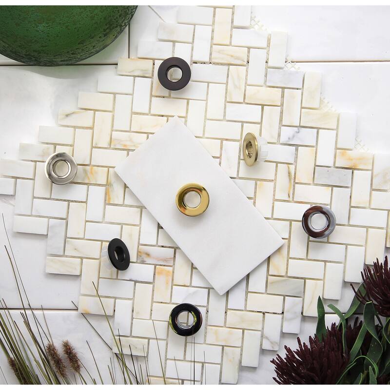 Kingston Brass Made To Match 1-3/16" Sink Overflow Hole Cover Ring