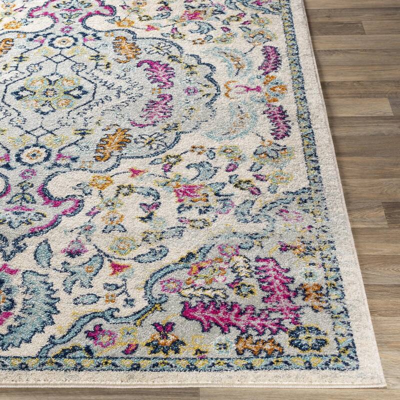 Livabliss Alfombra Machine Washable Plush Area Rug