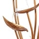 preview thumbnail 4 of 5, 43.1in. H Rain Forest Bronze Metal Leaves Cascading Polyresin Fountain