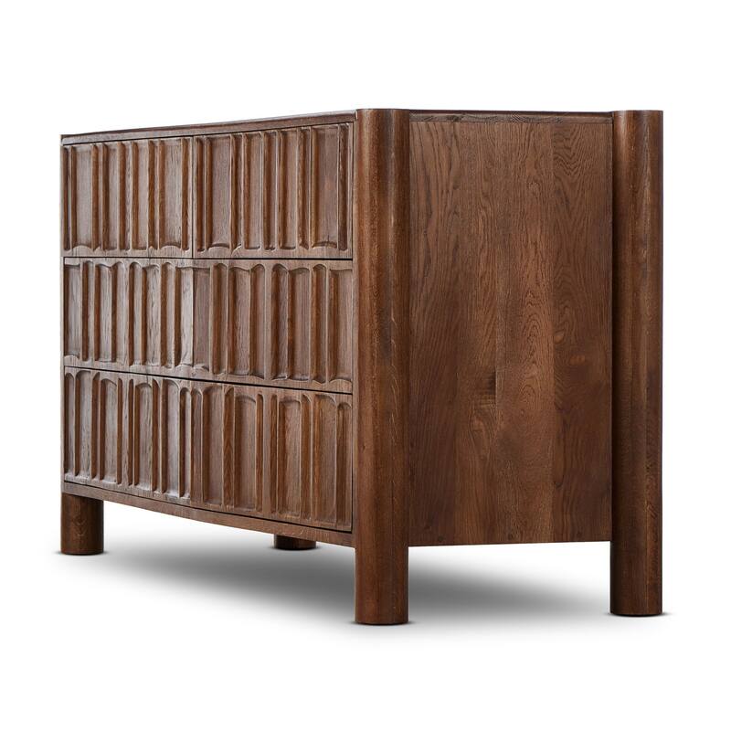 Dinklage 6 Drawer Dresser-Cocoa Oak