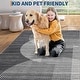 preview thumbnail 6 of 31, Garvee Washable Semicircle Geometric Stripes Area Rug