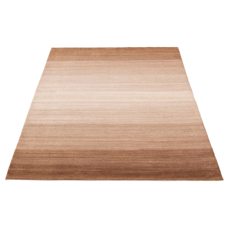 ECARPETGALLERY Hand Loomed Kashkuli Gabbeh Ivory, Tan Wool Rug - 5'7 x 7'9