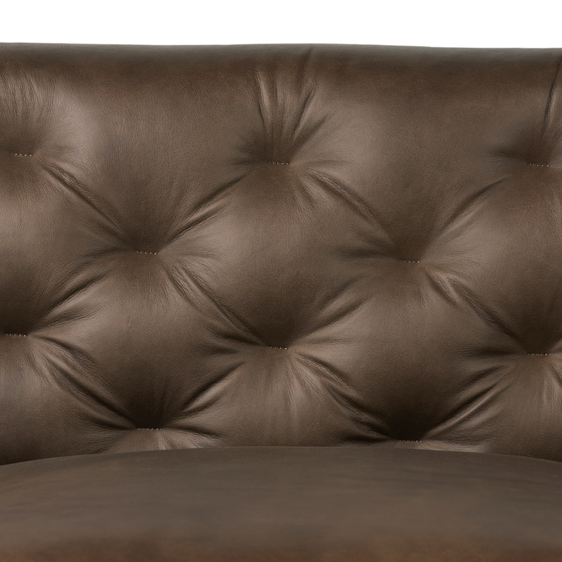 Poly & Bark Essex 89" Sofa - Full Grain Genuine Italian Leather