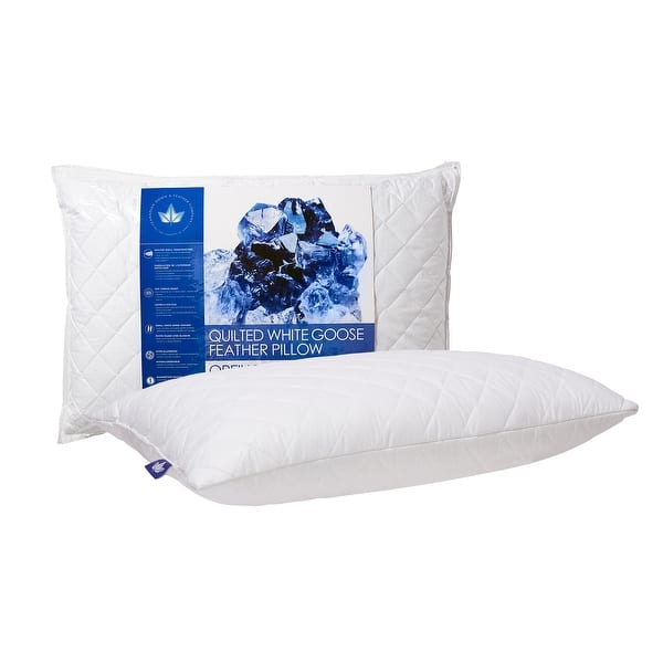 Canadian Down & Feather Company Quilted White Goose Feather Pillow